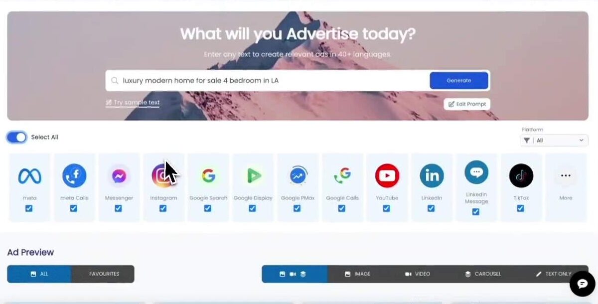 AI Advertising and Social Media Automation